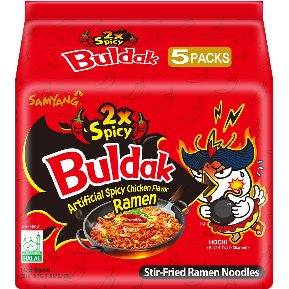 Samyang Buldak Ramen 2X Spicy (Pack of 40)