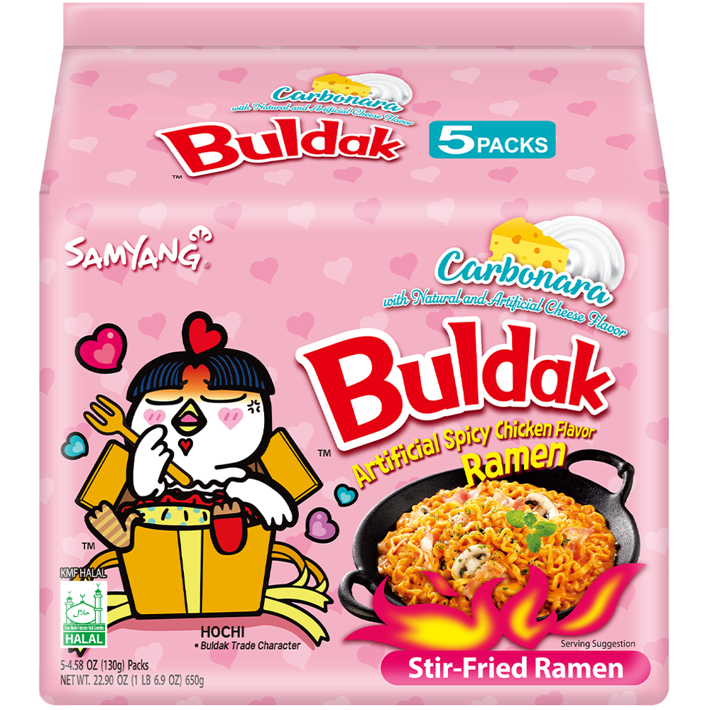 Samyang Buldak Ramen Carbonara Cheese (Pack of 40)