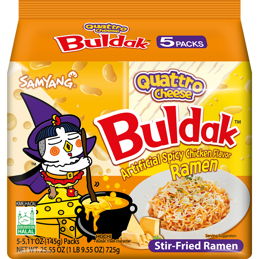 Samyang Buldak Ramen Quattro Cheese (Pack of 40)