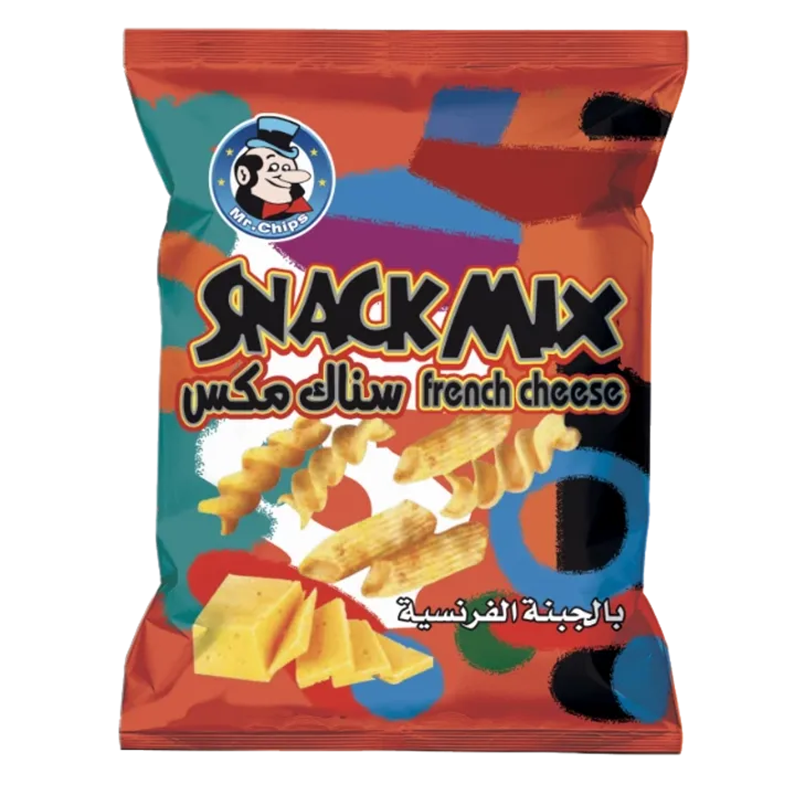 Mr. Chips Snack Mix French Cheese Flavor Chips (Pack of 10)