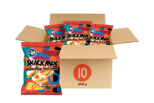 Mr. Chips Snack Mix French Cheese Flavor Chips (Pack of 10)