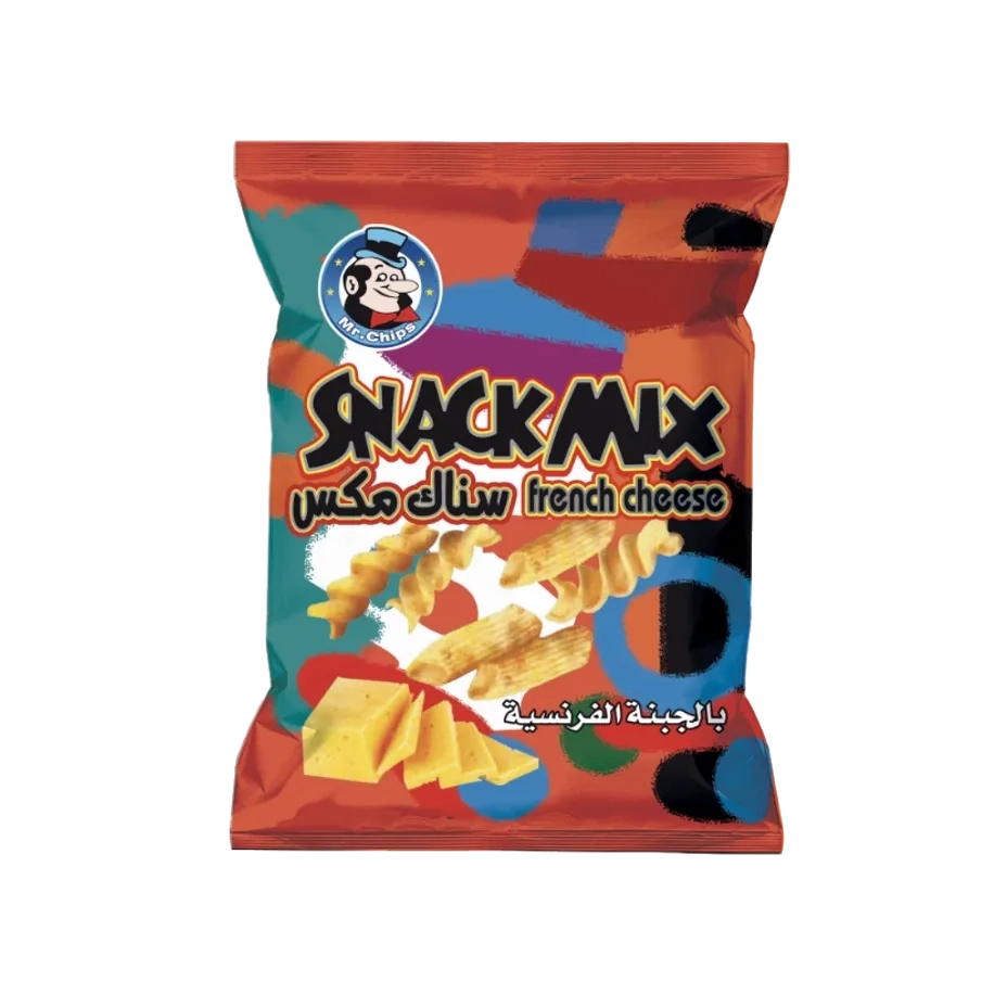 Mr. Chips Snack Mix French Cheese Flavor Chips (Pack of 20)
