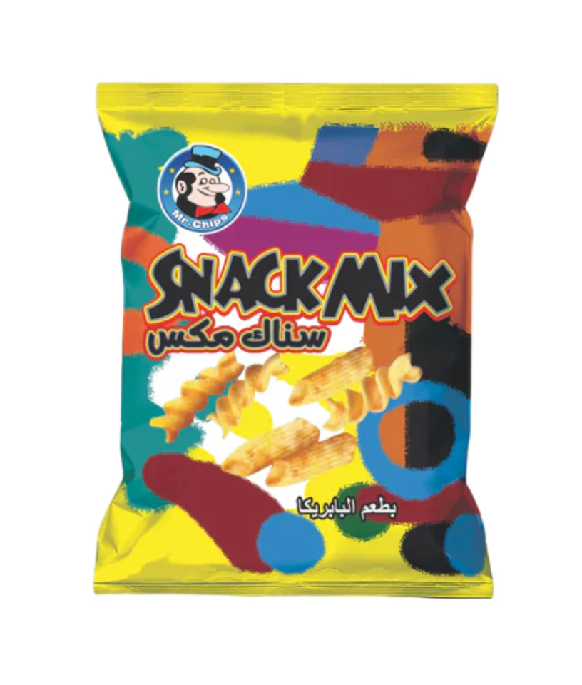 Mr. Chips Snack Mix Paprika Flavor Chips (Pack of 10)